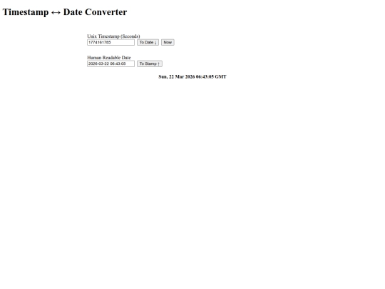 pages/timestamp-date screenshot
