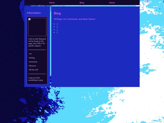 blog screenshot