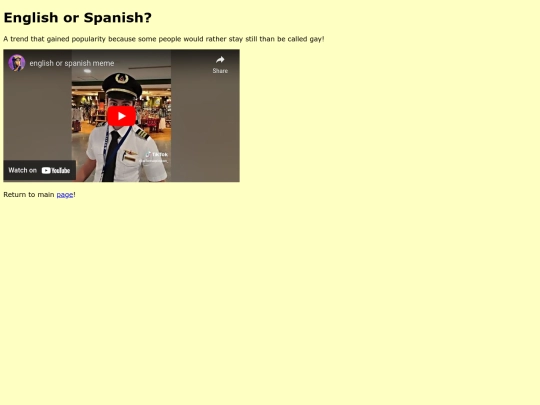 English screenshot