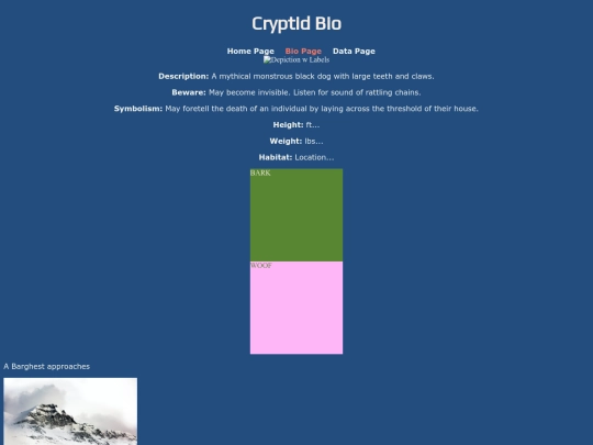 bio screenshot
