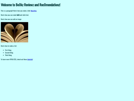 index screenshot