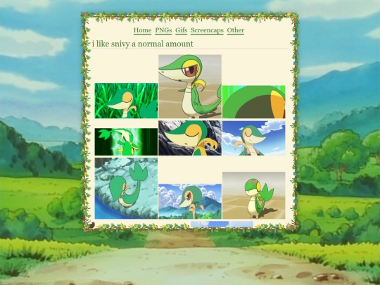 shrines/snivy/gifs screenshot