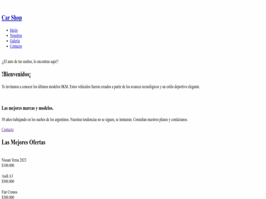 index screenshot