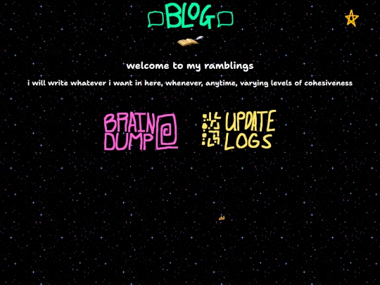 blog screenshot