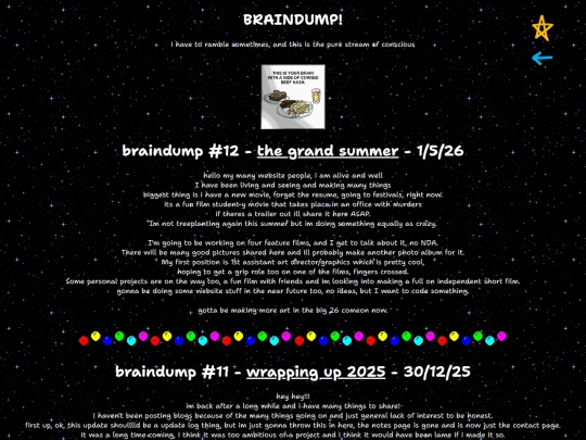 blog/braindump screenshot