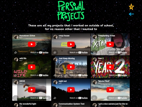 films/personalprojects screenshot