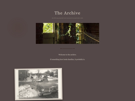archive screenshot