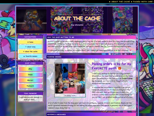 cache screenshot