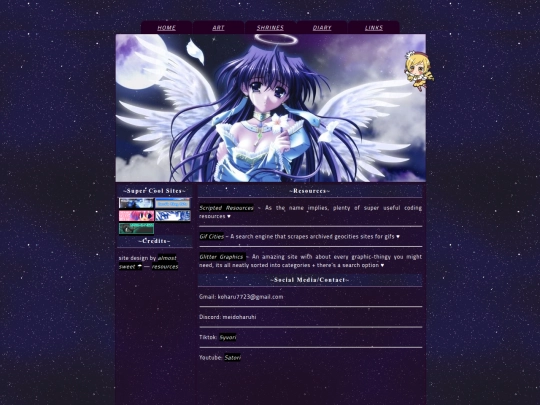 links screenshot