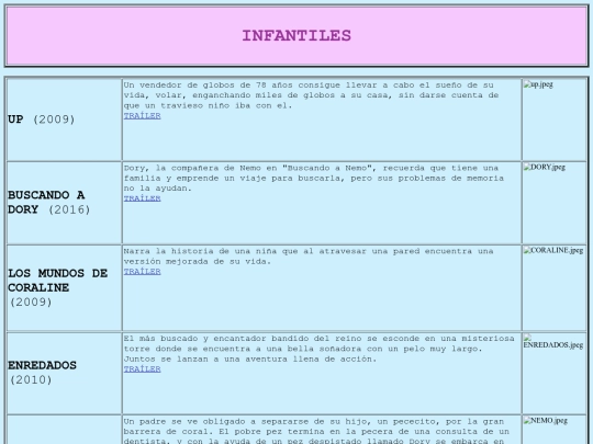 INFANTILES screenshot