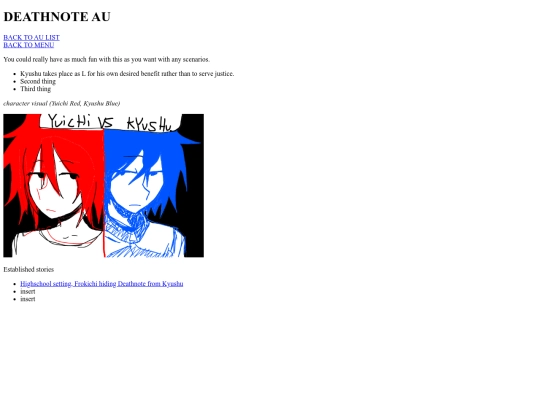 AU/Deathnote/Kyui screenshot