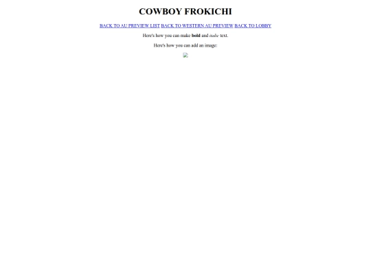 AU/cowboy-AU/consepts screenshot