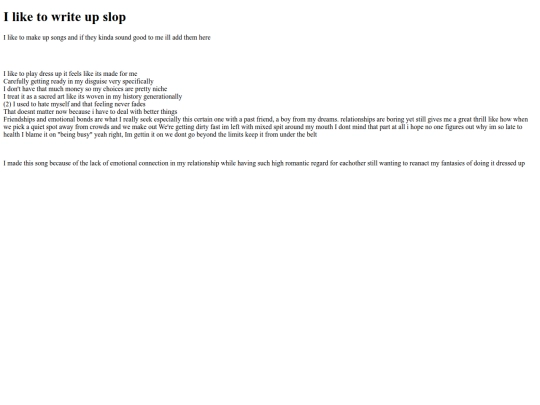 Micro/lyrics screenshot
