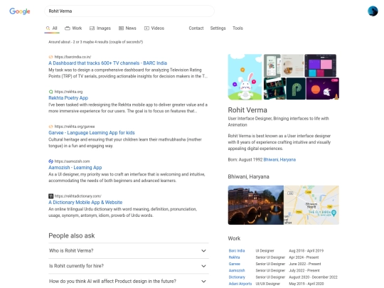 search screenshot