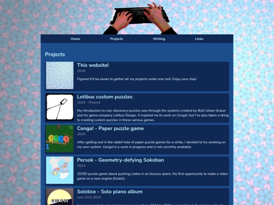 projects screenshot