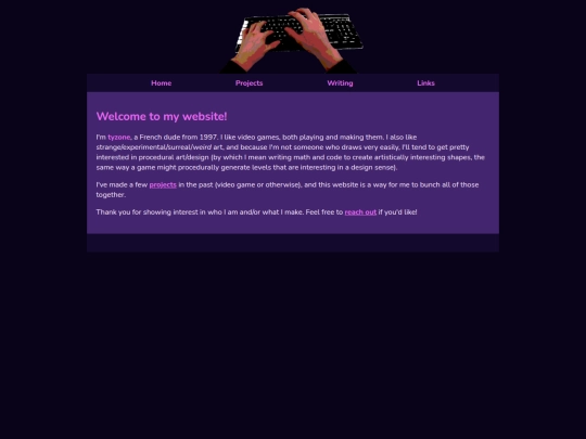 test screenshot