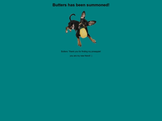 About/butters screenshot