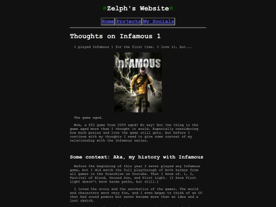 infamous-1-essay screenshot