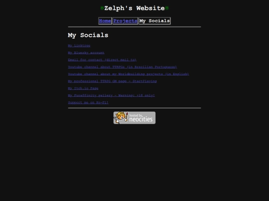 socials screenshot
