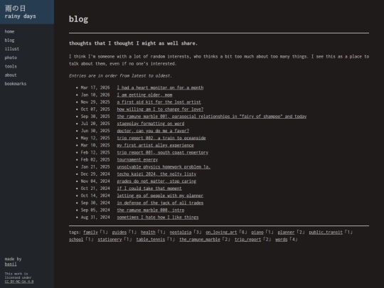 blog screenshot