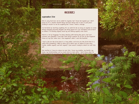 blog screenshot