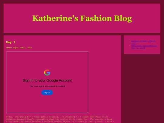 fashion-blog screenshot