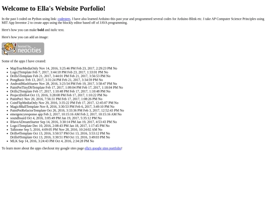 index screenshot
