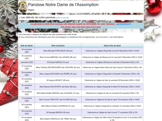 deces screenshot