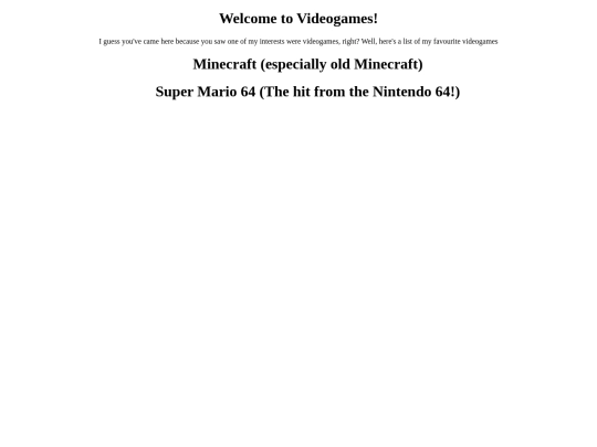 videogames screenshot