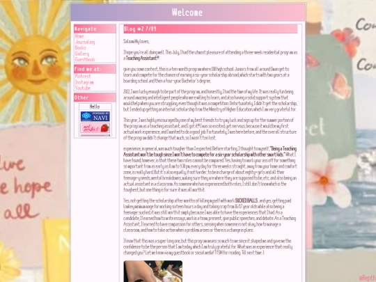 blogs screenshot