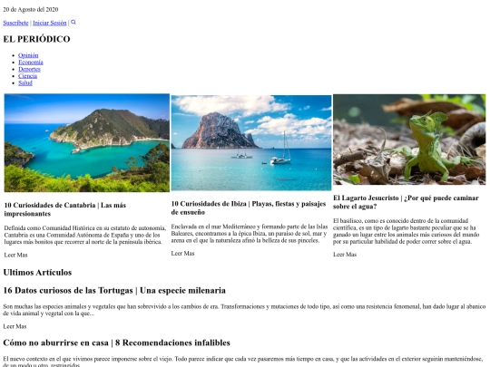 index screenshot