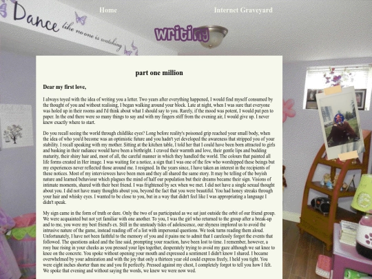 writing-page screenshot