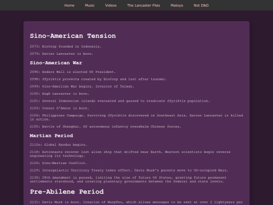 timeline screenshot