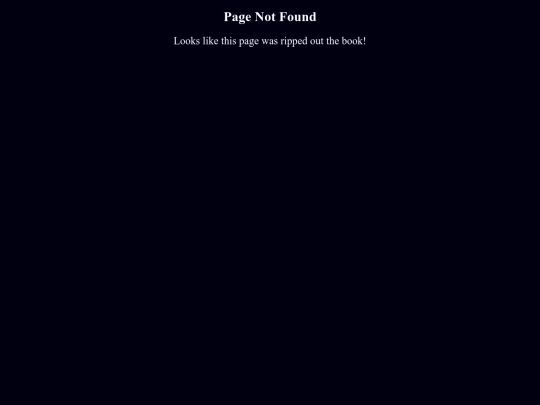 not_found screenshot