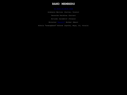 bandmembers screenshot