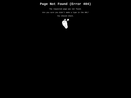 not_found screenshot