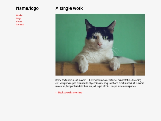 works/aSingleWork screenshot