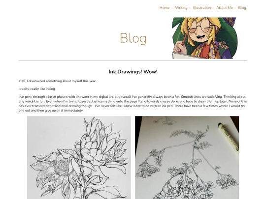 Blog/2023/Ink Drawings! Wow! screenshot