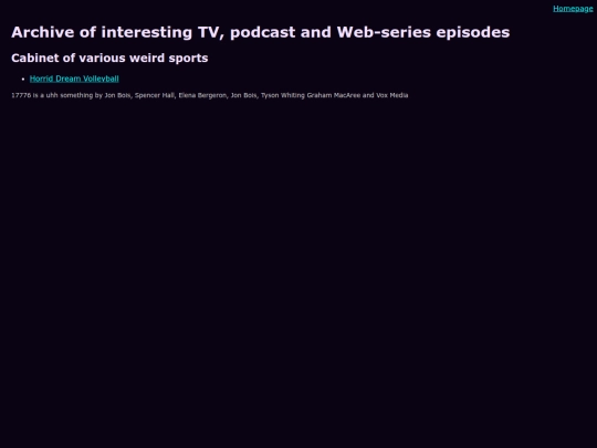 17776fanfic/index-archive screenshot