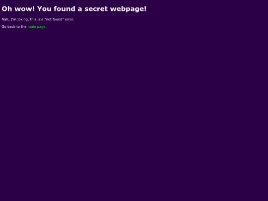 not_found screenshot