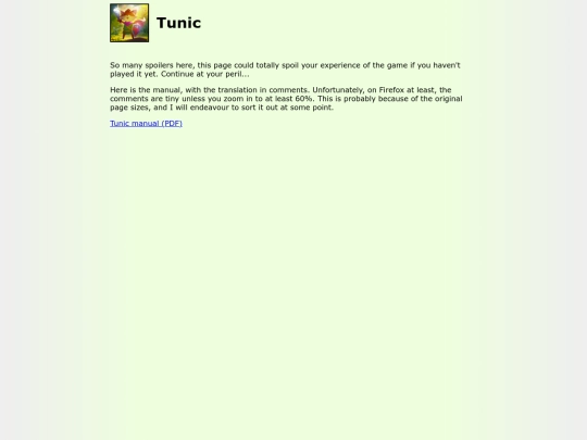 Tunic/Tunic screenshot