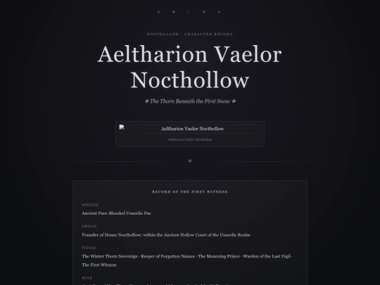 characters/Aeltharion screenshot