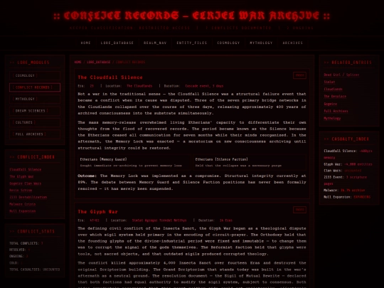 conflicts screenshot