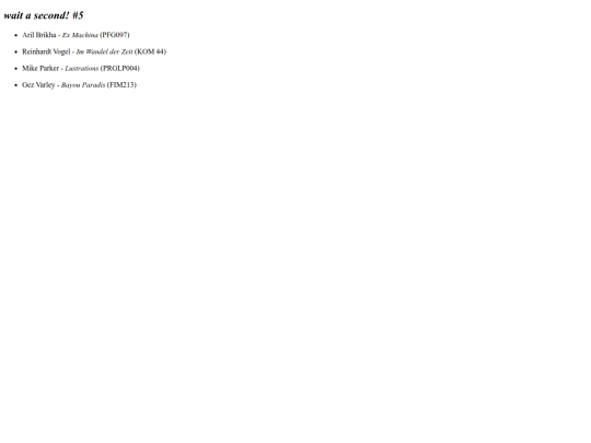 wait5 screenshot