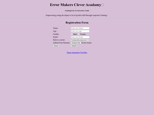 Register/register screenshot