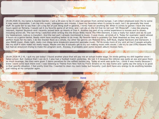 journal screenshot