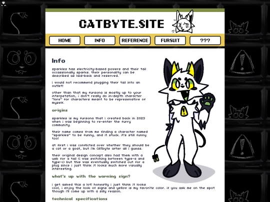 oc/sparkles/info screenshot