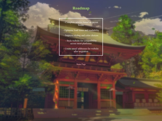 roadmap screenshot
