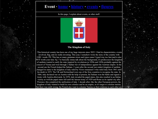events screenshot