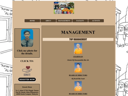 management screenshot